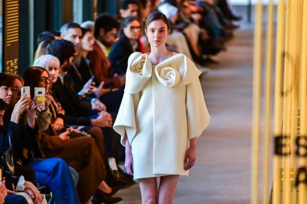 March 16, 2026, Madrid, Madrid, SPAIN: Models walk the runway during the Devota & Lomba Fall Winter 2026 2027 fashion show as part of Madrid es Moda at Casa de la Arquitectura on in Madrid Madrid SPAIN  - ZUMAz108 20260316_znp_z108_017 Copyright: xRichardxZubelzux