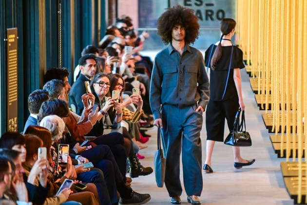 March 16, 2026, Madrid, Madrid, SPAIN: Models walk the runway during the Devota & Lomba Fall Winter 2026 2027 fashion show as part of Madrid es Moda at Casa de la Arquitectura on in Madrid Madrid SPAIN - ZUMAz108 20260316_znp_z108_052 Copyright: xRichardxZubelzux