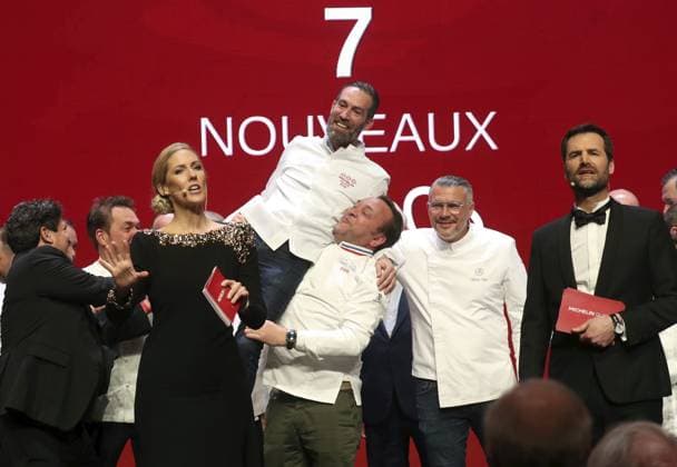 CEREMONIE GUIDE MICHELIN PHOTOPQR NICE MATIN Jean François Ottonello Monaco 16 03 2026 CEREMONIE GUIDE MICHELIN France et Monaco au Grimaldi Forum de Monaco Nouveau chef 3 etoiles, Michael Arnoult Les Moranieres a Jongieux the 2026 Michelin Guide award winners ceremony in Monaco on March 16, 2026 Monaco France  Copyright: xPHOTOPQR NICExMATIN MAXPPPxJeanxFrançoisxOttonellox 20260316NIM5383 20260316NIM5383