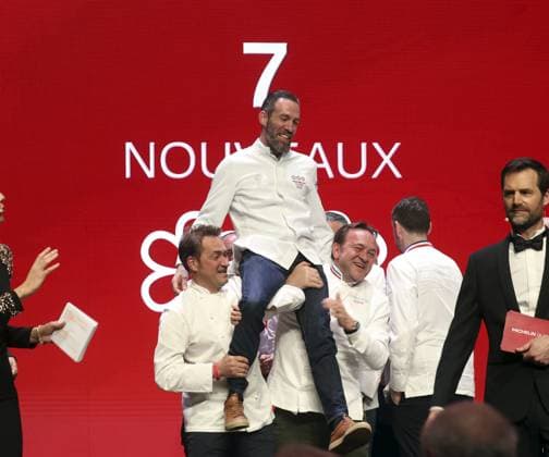 CEREMONIE GUIDE MICHELIN PHOTOPQR NICE MATIN Jean François Ottonello Monaco 16 03 2026 CEREMONIE GUIDE MICHELIN France et Monaco au Grimaldi Forum de Monaco Nouveau chef 3 etoiles, Michael Arnoult Les Moranieres a Jongieux the 2026 Michelin Guide award winners ceremony in Monaco on March 16, 2026 Monaco France  Copyright: xPHOTOPQR NICExMATIN MAXPPPxJeanxFrançoisxOttonellox 20260316NIM5384 20260316NIM5384