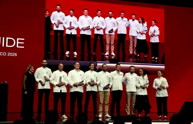 CEREMONIE GUIDE MICHELIN PHOTOPQR NICE MATIN Jean François Ottonello Monaco 16 03 2026 CEREMONIE GUIDE MICHELIN 2026 France et Monaco au Grimaldi Forum de Monaco Prix Passion dessert the 2026 Michelin Guide award winners ceremony in Monaco on March 16, 2026 Monaco France  Copyright: xPHOTOPQR NICExMATIN MAXPPPxJeanxFrançoisxOttonellox 20260316NIM5436 20260316NIM5436
