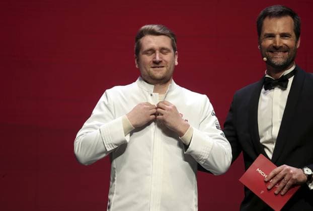 CEREMONIE GUIDE MICHELIN PHOTOPQR NICE MATIN Jean François Ottonello Monaco 16 03 2026 CEREMONIE GUIDE MICHELIN 2026 France et Monaco au Grimaldi Forum de Monaco Prix Michelin du jeune chef a QuentinPeelestor Veyrier a Colomiers the 2026 Michelin Guide award winners ceremony in Monaco on March 16, 2026 Monaco France  Copyright: xPHOTOPQR NICExMATIN MAXPPPxJeanxFrançoisxOttonellox 20260316NIM5438 20260316NIM5438