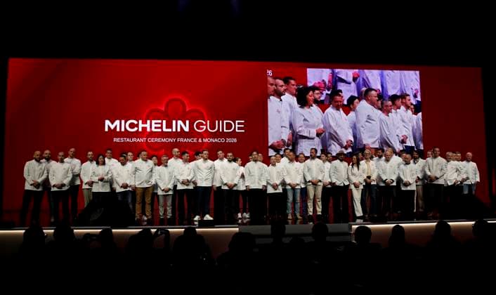 CEREMONIE GUIDE MICHELIN PHOTOPQR NICE MATIN Jean François Ottonello Monaco 16 03 2026 CEREMONIE GUIDE MICHELIN 2026 France et Monaco au Grimaldi Forum de Monaco Les nouveaux 1 etoile the 2026 Michelin Guide award winners ceremony in Monaco on March 16, 2026 Monaco France  Copyright: xPHOTOPQR NICExMATIN MAXPPPxJeanxFrançoisxOttonellox 20260316NIM5440 20260316NIM5440