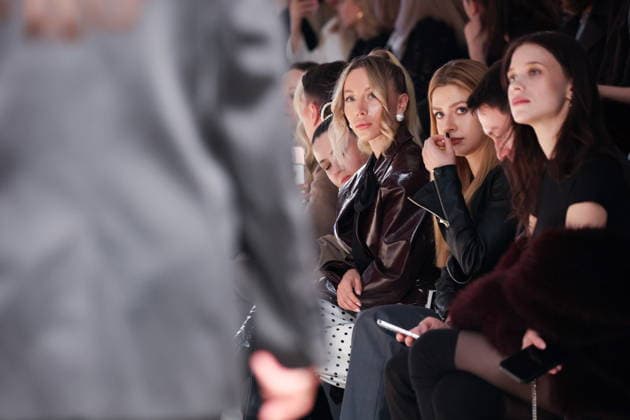 RUSSIA, MOSCOW - MARCH 16, 2026: People watch a runway show for Ammonit as part of the 6th Moscow Fashion Week at the Manege Central Exhibition Hall (Moscow Manege). Valery Sharifulin TASS  90144125
