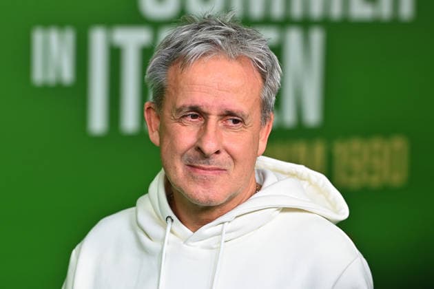 Pierre LITTBARSKI, single image,cropped single motif,portrait,portrait,portrait premiere A SUMMER IN ITALY World Cup 1990 on 16 03 20226 at the Mathaeser Cinema in Munich Red Carpet,Red Carpet