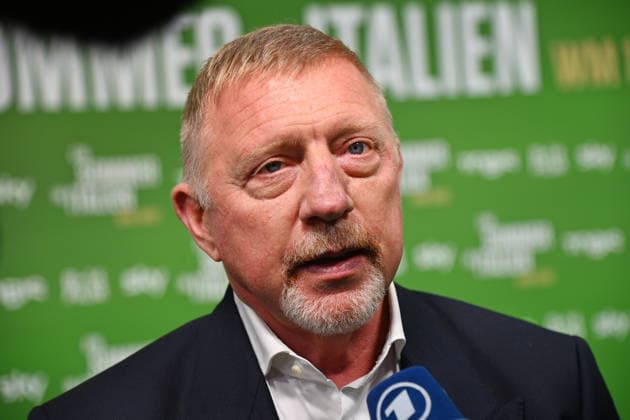 Boris BECKER, single picture,cropped single motif,portrait,portrait,portrait Premiere EIN SOMMER IN ITALIEN WM 1990 am 16 03 20226 im Mathaeser Kino in Muenchen Roter Teppich,Red Carpet