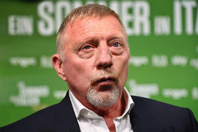 Boris BECKER, single picture,cropped single motif,portrait,portrait,portrait Premiere EIN SOMMER IN ITALIEN WM 1990 am 16 03 20226 im Mathaeser Kino in Muenchen Roter Teppich,Red Carpet