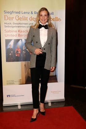 Kim Sarah Brandts at the premiere of the literary concert Sabine Kaack United Baroque Der Geist der Mirabelle at the Ohnsorg Theater Hamburg, 16 03 2026 Foto:xC.xTamckex xFuturexImagex mirabelle_6316
