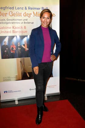 Ilka Groenewold at the premiere of the literary concert Sabine Kaack United Baroque Der Geist der Mirabelle at the Ohnsorg Theater Hamburg, 16 03 2026 Foto:xC.xTamckex xFuturexImagex mirabelle_6386