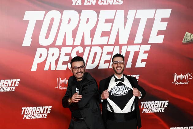 Premier of the film Torrente Presidente Guests during the premiere of the film Torrente Presidente at the Cines Callao, on March 16, 2026, in Madrid Spain Filmmaker Santiago Segura returns this Friday, March 13, to Spanish theaters with Torrente Presidente , the sixth installment of his successful saga that began in 1998 with Torrente, el brazo tonto de la ley CINEMA PREMIERE GENTE José Madrid Madrid Madrid Espana  Copyright: xJosÃ xRuizx 7372664