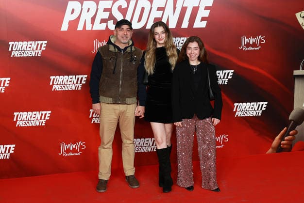 Premier of the film Torrente Presidente Guests during the premiere of the film Torrente Presidente at the Cines Callao, on March 16, 2026, in Madrid Spain Filmmaker Santiago Segura returns this Friday, March 13, to Spanish theaters with Torrente Presidente , the sixth installment of his successful saga that began in 1998 with Torrente, el brazo tonto de la ley CINEMA PREMIERE GENTE José Madrid Madrid Madrid Espana  Copyright: xJosÃ xRuizx 7372670