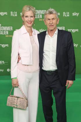 Klaus Augenthaler with wife Sandra Kranjc at the premiere of the documentary Ein Sommer in Italien WM 1990 at Mathäser Filmpalast Munich, 16 03 2026 Foto:xD.xBedrosianx xFuturexImagex wm_6320