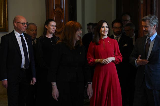 DENMARK ROYALS AUSTRALIA VISIT, and Denmark s King Frederik X and Queen Mary arrive to a meeting with Danish industry leaders at Government House in Melbourne, Tuesday, March 17, 2026. ( NO ARCHIVING Melbourne Victoria Australia  Copyright: xJamesxRossx 20260317143754774030