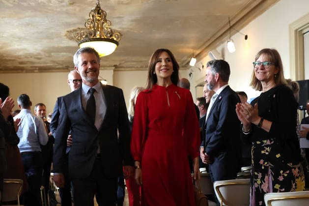DENMARK ROYALS AUSTRALIA VISIT, Denmark™s King Frederik¯X and Queen Mary depart after a presentation on the sustainable redevelopment of Fredensborg Palace™s circular annex in Melbourne on Tuesday, March¯17,¯2026. ( Melbourne Victoria AUSTRALIA  Copyright: xMartinxKeepx 20260317192370002381