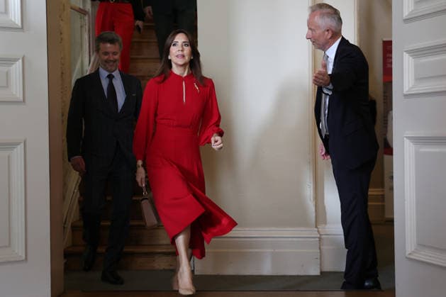 DENMARK ROYALS AUSTRALIA VISIT, Denmark™s King Frederik¯X and Queen Mary depart after a presentation on the sustainable redevelopment of Fredensborg Palace™s circular annex in Melbourne on Tuesday, March¯17,¯2026. ( Melbourne Victoria AUSTRALIA  Copyright: xMartinxKeepx 20260317198243727058