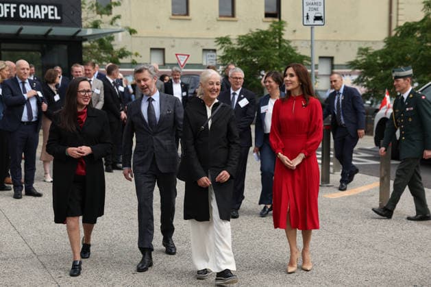 DENMARK ROYALS AUSTRALIA VISIT, DenmarkÕs King Frederik X (2nd eft) and Queen Mary (right) tour the Prahran redevelopment project and walk to Sophia at The Prahran Arcade with VictoriaÕs Minister for Planning, Harriet Shing (left), and Australian architect Jill Garner in Melbourne on Tuesday, March 17, 2026. ( Melbourne Victoria AUSTRALIA  Copyright: xMartinxKeepx 20260317134636422109