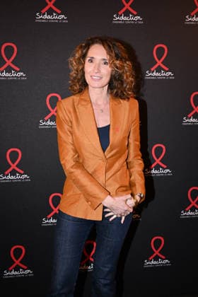 Sidaction 2026 Launch Party - Paris French journalist Marie-Sophie Lacarrau during the Sidaction 2026 launch party at the Lido in Paris on March 16, 2026. Photo by Tomas Stevens ABACAPRESS.COM Paris France  Copyright: xStevensxTomas ABACAx