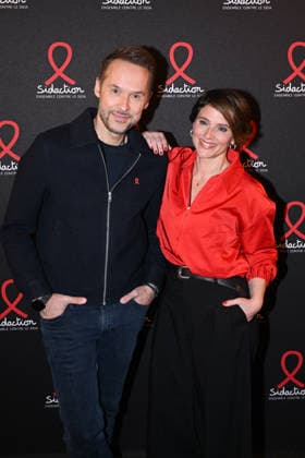 Sidaction 2026 Launch Party - Paris French journalist Damien Thevenot and Melanie Taravant during the Sidaction 2026 launch party at the Lido in Paris on March 16, 2026. Photo by Tomas Stevens ABACAPRESS.COM Paris France  Copyright: xStevensxTomas ABACAx