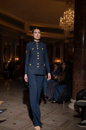 The Extreme Collection - MadridEsModa Fashion Week Madrid A model walks the runway wearing a design by The Extreme Collection during MadridEsModa Fashion Week in hotel Wwlinton de Madrid , 16 March 2026 Spain Madrid Spain Copyright: xAtilanoxGarciax xSOPAxImagesx photos08755
