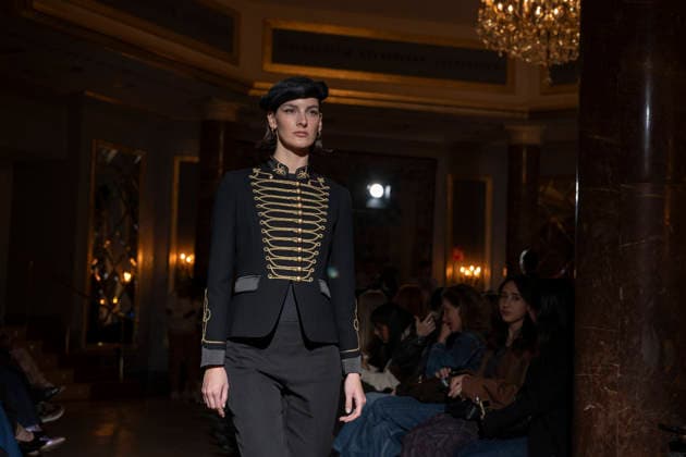 The Extreme Collection - MadridEsModa Fashion Week Madrid A model walks the runway wearing a design by The Extreme Collection during MadridEsModa Fashion Week in hotel Wwlinton de Madrid , 16 March 2026 Spain Madrid Spain Copyright: xAtilanoxGarciax xSOPAxImagesx photos08757