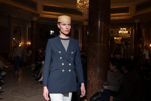 The Extreme Collection - MadridEsModa Fashion Week Madrid A model walks the runway wearing a design by The Extreme Collection during MadridEsModa Fashion Week in hotel Wwlinton de Madrid , 16 March 2026 Spain Madrid Spain Copyright: xAtilanoxGarciax xSOPAxImagesx photos08734