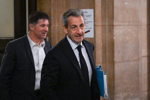 Sarkozy Appeal Trial on Suspected Libyan Financing in Paris FA French former President Nicolas Sarkozy arrives at the appeal trial for illegal campaign financing from Libya for his successful 2007 presidential bid, at the Court of Appeal in Paris on March 17, 2026. Photo by Firas Abdullah ABACAPRESS.COM Paris Ile-de-France France  Copyright: xAbdullahxFiras ABACAx