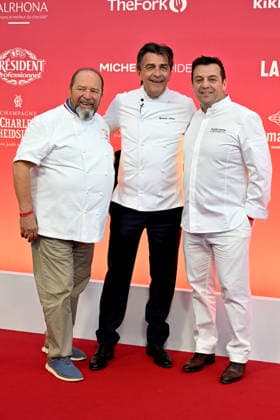 Les chefs Gilles Goujon, Yannick Alleno et Alexandre Gauthier Cérémonie des remises des Etoiles Michelin 2026 au Grimaldi Forum à Monaco le 16 mars 2026 1 étoile, 7 nouveaux 2 étoiles et 1 nouveau 3 étoiles pour lédition 2026 Bruno Bebert Bestimage Michelin Star Awards Ceremony 2026 at the Grimaldi Forum in Monaco on March 16, 2026 Monaco Monaco Monaco  Copyright: xBrunoxBebertx xBestimagexBrunoxBebertx xBestimagex