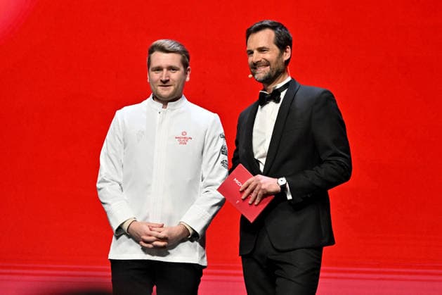 Quentin Pellestor Veyrier received the Michelin Young Chef Award 2026 and his first star Michelin Star Awards Ceremony 2026 at the Grimaldi Forum in Monaco on March 16, 2026 1 star, 7 new 2 stars and 1 new 3 star for the 2026 edition Bruno Bebert Bestimage Michelin Star Awards Ceremony 2026 at the Grimaldi Forum in Monaco on March 16, 2026 Monaco Monaco Monaco  Copyright: xBrunoxBebertx xBestimagexBrunoxBebertx xBestimagex
