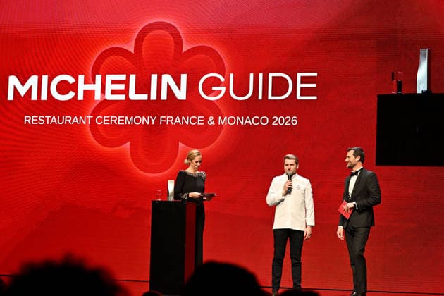 Quentin Pellestor Veyrier received the Michelin Young Chef Award 2026 and his first star Michelin Star Awards Ceremony 2026 at the Grimaldi Forum in Monaco on March 16, 2026 1 star, 7 new 2 stars and 1 new 3 star for the 2026 edition Bruno Bebert Bestimage Michelin Star Awards Ceremony 2026 at the Grimaldi Forum in Monaco on March 16, 2026 Monaco Monaco Monaco  Copyright: xBrunoxBebertx xBestimagexBrunoxBebertx xBestimagex