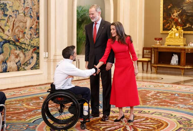 The King and Queen of Spain receive in audience the Spanish delegation to the Paralympic Winter Games Milano Cortina 2026 The King and Queen of Spain receive in audience the Spanish delegation to the Paralympic Winter Games Milano Cortina 2026 at the Zarzuela Palace, on March 17, 2026, in Madrid Spain KINGS AUDIENCE RECEPTION PARALYMPIC GAMES SPORTS 17 MARCH 2026 Antonio Gutié Madrid Madrid Madrid Spain  Copyright: xAntonioxGutiÃ rrezx 7372942