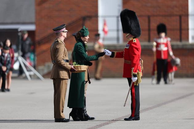 . 17 03 2026. Aldershot , United Kingdom. Kate Middleton, the Princess of Wales, at the Irish Guards at St.Patrick s Day Parade in Aldershot, United Kingdom.  xStephenxLockx xi-Imagesx IIM-26638-0007