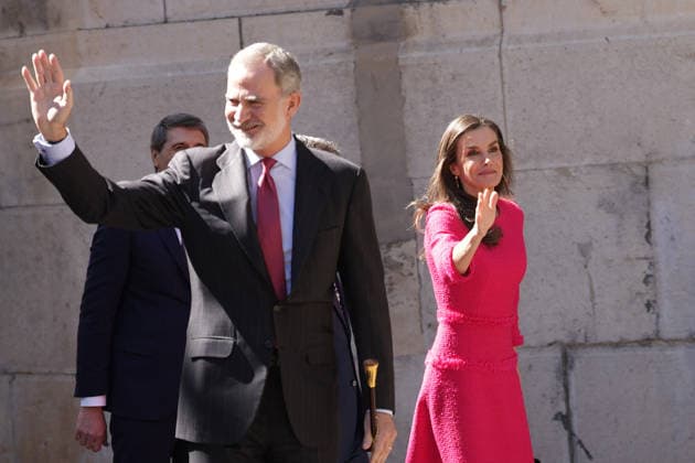 The King and Queen of Spain visit Jaén on the occasion of the commemoration of the 1 200th anniversary of its capital The King and Queen of Spain during their visit to Jaén on the occasion of the commemoration of the 1 200th anniversary of its capital On March 17, 2026, in Jaén Andalucía, Spain The King and Queen of Spain, Don Felipe and Dona Letizia, have visited the City Hall, the Palace of Condestable Iranzo and the Banos Árabes Cultural Center on the occasion of the 1 200th anniversary of its capital city, the Palace of Condestable Iranzo and the Banos Árabes Cultural Center of Jaén on the occasion of the 1 200th anniversary of the capital of the city They were accompanied by the president of the Junta de Andalucía, Juanma Moreno, the  Copyright: xFranciscoxJ.xOlmox 7373358