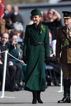 . 17 03 2026. Aldershot , United Kingdom. Kate Middleton, the Princess of Wales, at the Irish Guards at St.Patrick s Day Parade in Aldershot, United Kingdom.  xStephenxLockx xi-Imagesx IIM-26638-0016