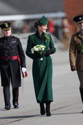 . 17 03 2026. Aldershot , United Kingdom. Kate Middleton, the Princess of Wales, at the Irish Guards at St.Patrick s Day Parade in Aldershot, United Kingdom.  xStephenxLockx xi-Imagesx IIM-26638-0017