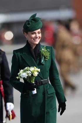 . 17 03 2026. Aldershot , United Kingdom. Kate Middleton, the Princess of Wales, at the Irish Guards at St.Patrick s Day Parade in Aldershot, United Kingdom.  xStephenxLockx xi-Imagesx IIM-26638-0021