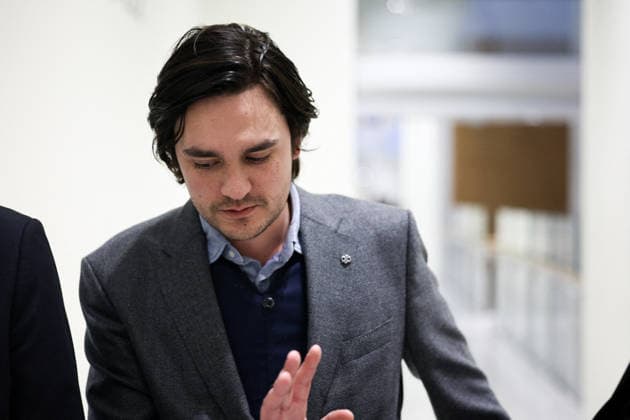 Trial of Alain Delon s Children - Paris Alain-Fabien Delon during trial of Famous French actor Alain Delon s sons sued for defamation by their sister Anouchka Delon at the Tribunal de Paris courthouse in Paris, France on March 17, 2026. Photo by Raphael Lafargue ABACAPRESS.COM Paris France  Copyright: xLafarguexRaphael ABACAx