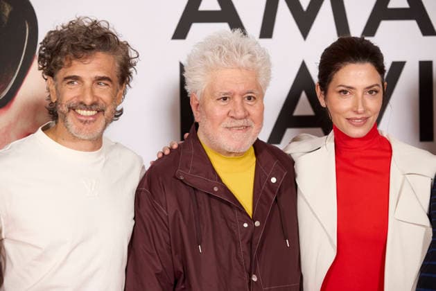 March 17, 2026, Madrid, Madrid, Spain: PEDRO ALMODoVAR, BoÂRBARA LENNIE, LEONARDO SBARAGLIA attend the Ã¢â‚¬ËœAmarga NavidadÃ¢â‚¬â ¢ (Bitter Christmas) photocall Madrid Spain  - ZUMAc260 20260317_zep_c260_058 Copyright: xMikexChicorrox
