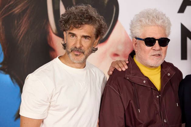 March 17, 2026, Madrid, Madrid, Spain: LEONARDO SBARAGLIA, PEDRO ALMODOVAR, PATRICK CRIADO y QUIM GUTIo°RREZ attend the Ã¢â‚¬ËœAmarga NavidadÃ¢â‚¬â ¢ (Bitter Christmas) photocall Madrid Spain - ZUMAc260 20260317_zep_c260_053 Copyright: xMikexChicorrox