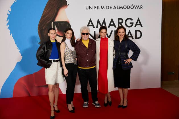 March 17, 2026, Madrid, Madrid, Spain: MILENA SMIT, VICTORIA LUENGO, PEDRO ALMODOVAR, BARBARA LENNIE AND AITANA SANCHEZ-GIJON attend the Ã¢â‚¬ËœAmarga NavidadÃ¢â‚¬â ¢ (Bitter Christmas) photocall Madrid Spain - ZUMAc260 20260317_zep_c260_071 Copyright: xMikexChicorrox