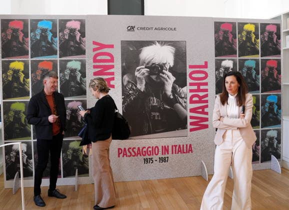 Milan, Preview of the exhibition Andy Warhol, Passage to Italy 1975 - 1987 at the Galleria Credit Agricole, Refettorio delle Stelline in Corso Magenta, 59  Copyright: xDuilioxPiaggesix xipa-agency.netx xDuilioxPiaggesix IPA_Agency_IPA73031775