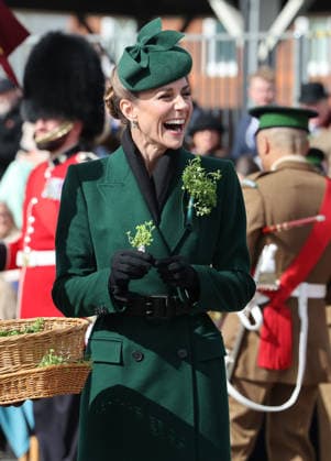 . 17 03 2026. Aldershot , United Kingdom. Kate Middleton, the Princess of Wales, at the Irish Guards St.Patrick s Day Parade in Aldershot, United Kingdom.  xi-Imagesx xPoolx IIM-26638-0073