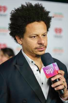 March 16, 2026: Austin, Texas. 2026 IHeartPodcast Awards, Hosts, Presenters, and Guest attendees arrive at the red carpet. Eric Andro , comedian and host, speaks with the press. - ZUMAda1_ 20260316_zap_da1_035 Copyright: xSandraxDahdahx