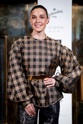 Presentation of the autumn winter collection 2026 27 by Juan Duyos The presenter Raquel Sánchez Silva during the photocall prior to the fashion show presentation of the new autumn winter collection 2026 27 by Juan Duyos, on March 17, 2026, in Madrid Spain An appointment that reinforces the career of a key creator of Spanish fashion, regular of Mercedes Benz Fashion Week Madrid and awarded in several editions for his collections The presentation of this proposal autumn winter 2026 27 consolidates its commitment to craftsmanship, femininity and contemporary silhouettes 17 MARCH 2026 FASHION DESIGNER CLOTHING MODEL MODEL SHOW A Pé Madrid Madrid Madrid Spain  Copyright: xA.xPÃ rezxMecax 7375029
