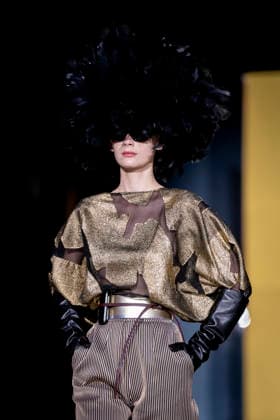 Presentation of the autumn winter collection 2026 27 by Juan Duyos A model during the fashion show presentation of the new autumn winter collection 2026 27 by Juan Duyos, on March 17, 2026, in Madrid Spain An appointment that reinforces the trajectory of a key creator of Spanish fashion, regular of Mercedes Benz Fashion Week Madrid and awarded in several editions for his collections The presentation of this proposal autumn winter 2026 27 consolidates its commitment to craftsmanship, femininity and contemporary silhouettes 17 MARCH 2026 FASHION DESIGNER CLOTHING MODEL SHOW A Pé Madrid Madrid Spain  Copyright: xA.xPÃ rezxMecax 7375058