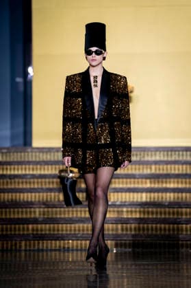Presentation of the autumn winter collection 2026 27 by Juan Duyos A model during the fashion show presentation of the new autumn winter collection 2026 27 by Juan Duyos, on March 17, 2026, in Madrid Spain An appointment that reinforces the trajectory of a key creator of Spanish fashion, regular of Mercedes Benz Fashion Week Madrid and awarded in several editions for his collections The presentation of this proposal autumn winter 2026 27 consolidates its commitment to craftsmanship, femininity and contemporary silhouettes 17 MARCH 2026 FASHION DESIGNER CLOTHING MODEL SHOW A Pé Madrid Madrid Spain  Copyright: xA.xPÃ rezxMecax 7375062