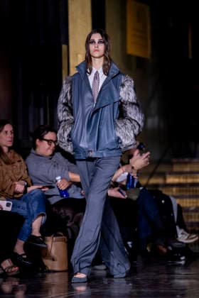 Presentation of the autumn winter collection 2026 27 by Juan Duyos A model during the fashion show presentation of the new autumn winter collection 2026 27 by Juan Duyos, on March 17, 2026, in Madrid Spain An appointment that reinforces the trajectory of a key creator of Spanish fashion, regular of Mercedes Benz Fashion Week Madrid and awarded in several editions for his collections The presentation of this proposal autumn winter 2026 27 consolidates its commitment to craftsmanship, femininity and contemporary silhouettes 17 MARCH 2026 FASHION DESIGNER CLOTHING MODEL SHOW A Pé Madrid Madrid Spain  Copyright: xA.xPÃ rezxMecax 7375063