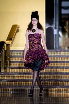 Presentation of the autumn winter collection 2026 27 by Juan Duyos A model during the fashion show presentation of the new autumn winter collection 2026 27 by Juan Duyos, on March 17, 2026, in Madrid Spain An appointment that reinforces the trajectory of a key creator of Spanish fashion, regular of Mercedes Benz Fashion Week Madrid and awarded in several editions for his collections The presentation of this proposal autumn winter 2026 27 consolidates its commitment to craftsmanship, femininity and contemporary silhouettes 17 MARCH 2026 FASHION DESIGNER CLOTHING MODEL SHOW A Pé Madrid Madrid Spain  Copyright: xA.xPÃ rezxMecax 7375068