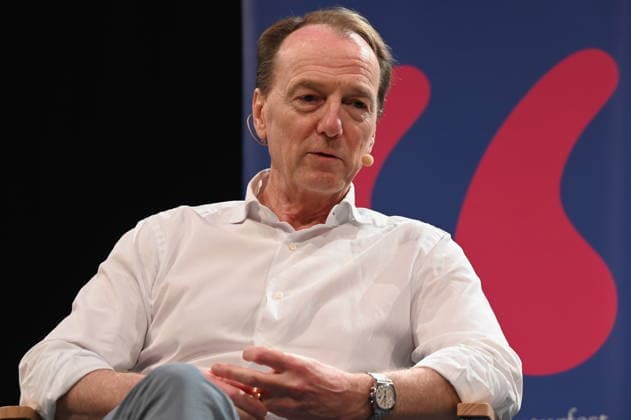 Austrian author Marc Elsberg reads and speaks at Lit Cologne, the international literature festival