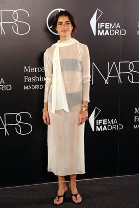 MBFWMadrid Opening Dinner in collaboration with NARS Leandra Medine attends the MBFWMadrid Opening Dinner in collaboration with NARS at the Teatro Real, March 17, 2026, in Madrid Spain The catwalk, in partnership with the City of Madrid and in collaboration with NARS, who debuts at the event as official makeup, offers its first Opening Dinner for the main faces of the FASHION industry catwalk catwalk fashion shows designers Angel Diaz Brin Madrid Madrid Spain  Copyright: xÃngelxDiazxBrinasx 7375637