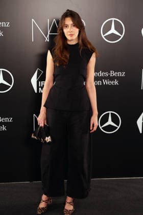 MBFWMadrid Opening Dinner in collaboration with NARS Guests attend the MBFWMadrid Opening Dinner in collaboration with NARS at the Teatro Real, March 17, 2026, in Madrid Spain The catwalk, in partnership with the City of Madrid and in collaboration with NARS, who debuts at the event as official makeup, offers its first Opening Dinner for the main faces of the FASHION industry catwalk catwalk fashion shows designers Ángel Díaz Brin Madrid Madrid Spain  Copyright: xÃngelxDiazxBrinasx 7375750